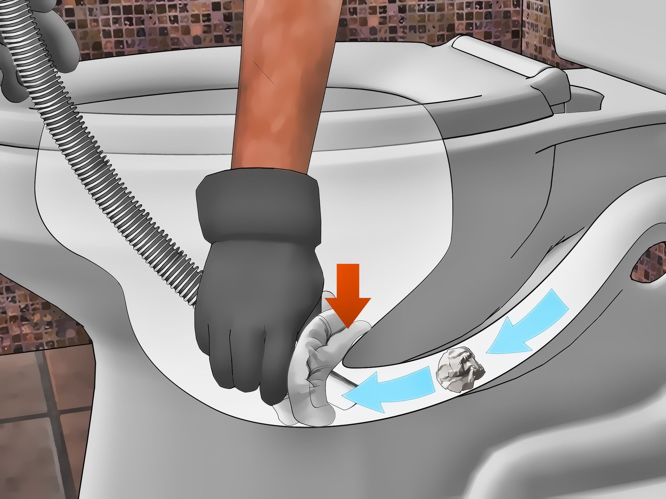  روش‌های کاربردی برای رفع گرفتگی توالت فرنگی
